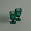 resm Linens Shelby 2'li 300 ml Kadeh Yeşil