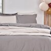 resm Linens Mix&Match Pamuk Saten King Size Nevresim Kılıfı Vizon