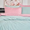 resm Linens Mix&Match Pamuk Tek Kişilik Saten Nevresim Kılıfı Yeşil