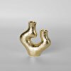 resm Linens Vein 13,5x4,5x14,5 cm Dekor Vazo Gold