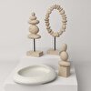 resm Linens Stone Garland 17x6x34 cm Dekor Naturel