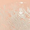 resm Linens Coral Dekoratif Tabak 33 cm Beyaz