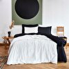 resm Linens Mix&Match Pamuk Saten Çift Kişilik Nevresim Kılıfı Siyah