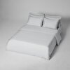 resm Linens Mix&Match Pamuk Saten Süperking Size Nevresim Kılıfı Ekru