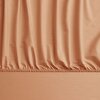 resm Linens Mix&Match Pamuk Saten Tek Kişilik Lastikli Çarşaf Turuncu