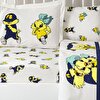 resm Taç Lisanslı Fenerbahçe Strip Baby Pamuk Nevresim Takımı