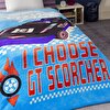 resm Lisanslı Hot Wheels Lets Race Tek Kişilik Battaniye
