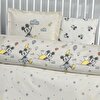 resm Taç Lisanslı Disney Mickey Mouse Dream Baby Pamuk Bebek Nevresim Takımı