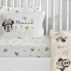 resm Taç Lisanslı Disney Minnie Mouse Dream Baby Pamuk Bebek Nevresim Takımı