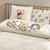 resm Taç Lisanslı Disney Winnie The Pooh Happy Baby Pamuk Bebek Nevresim Takımı