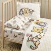 resm Taç Lisanslı Disney Winnie The Pooh Happy Baby Pamuk Bebek Nevresim Takımı