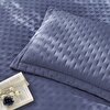 resm Linens Gardenia Çift Kişilik Yatak Örtüsü Seti Lacivert