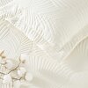 resm Linens Leaf Çift Kişilik Yatak Örtüsü Seti Ekru