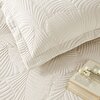 resm Linens Leaf Çift Kişilik Yatak Örtüsü Seti Taş