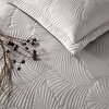 resm Linens Leaf Tek Kişilik Yatak Örtüsü Seti Vizon