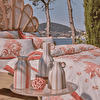 resm Linens Minella 14x13x18,5 cm Vazo Beyaz Gri