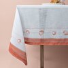 resm Linens Coral 150x250 cm Masa Örtüsü Gri Kiremit