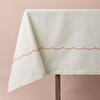 resm Linens Morby 150x250 cm Masa Örtüsü Naturel Kiremit