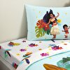 resm Taç Lisanslı Disney Moana Tek Kişilik Pamuk Nevresim Takımı