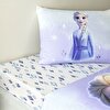 resm Taç Lisanslı Disney Frozen Diamond Tek Kişilik Pamuk Nevresim Takımı