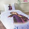 resm Taç Lisanslı Disney Frozen Diamond Tek Kişilik Pamuk Nevresim Takımı