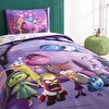 resm Taç Lisanslı Disney Inside Out 2 Tek Kişilik Pamuk Nevresim Takımı