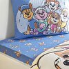 resm Taç Lisanslı Paw Patrol Cloud Tek Kişilik Pamuk Nevresim Takımı