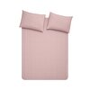 resm Taç Butik Soleıl Pamuk Çift Kişilik Çarşaf Pudra