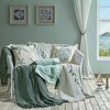 resm Taç Butik Göcek Pike Pamuk Çift Kişilik Pike Gri