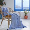 resm Taç Butik Bodrum Throw Mavi