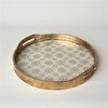 resm Linens Sutton Pvc-Cam 35 cm Dekoratif Gold