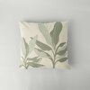 resm Linens Jedi 45x45 cm Kırlent Kılıfı Natural-Yeşil