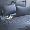 resm Linens Mix&Match Pamuk Saten Süperking Size Lastikli Çarşaf İndigo