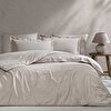 resm Linens Mix&Match Pamuk Saten Süperking Size Nevresim Kılıfı Taş
