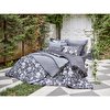 resm Linens Wıntor Pamuk Saten Nevresim Takımı Çift Kişilik Siyah