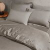 resm Linens Mix&Match Pamuk Saten 2'li Volanlı Yastık Kılıfı Seti Vizon