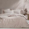 resm Linens Mix&Match Pamuk Saten Çift Kişilik Nevresim Kılıfı Taş
