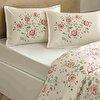 resm Linens Sc Allday Fleur Nevresim Takımı Tek Kişilik Krem
