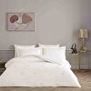 resm Linens Premium Dandelo Pamuk Brode Çift Kişilik Nevresim Takımı Beyaz