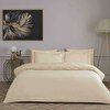 resm Linens Premium Zendea Pamuk Brode Çift Kişilik Nevresim Takımı Bej