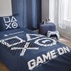 resm Taç Lisanslı Playstation Game on Tek Kişilik Pamuk Nevresim Takımı 100