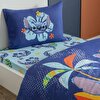 resm Taç Lisanslı Disney Stitch Aloha Tek Kişilik Pamuk Nevresim Takımı 120