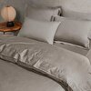 resm Linens Mix&Match Pamuk Saten Çift Kişilik Çarşaf Vizon