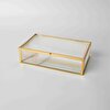 resm Linens Laveta 23x14,5x6 cm Dekoratif Kutu Gold