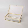 resm Linens Laveta 23x14,5x6 cm Dekoratif Kutu Gold