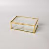 resm Linens Laveta 18x13x6 cm Dekoratif Kutu Gold
