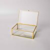 resm Linens Laveta 18x13x6 cm Dekoratif Kutu Gold