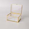 resm Linens Laveta 13x10x6 cm Dekoratif Kutu Gold