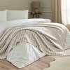 resm Linens Plumea Throw / Tv Battaniyesi Bej Tek Kişilik