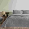 resm Linens Velona Çift Kişilik Yatak Örtüsü Seti Gri